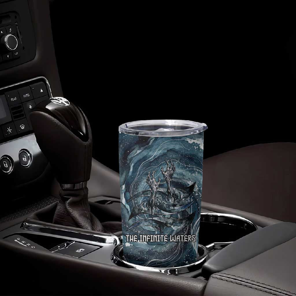 Egypt Nun and Naunet Tumbler Cup Primordial Water Gods Cosmic Ocean Infinite Waves