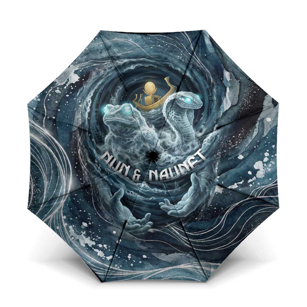 Egypt Nun and Naunet Umbrella Primordial Water Gods Cosmic Ocean Infinite Waves