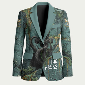 Nun and Naunet Egyptian Blazer Serpent Abyss Design Primordial Gods of Ancient Waters
