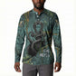 Nun and Naunet Egyptian Button Sweatshirt Serpent Abyss Design Primordial Gods of Ancient Waters