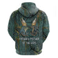 Nun and Naunet Egyptian Hoodie Serpent Abyss Design Primordial Gods of Ancient Waters