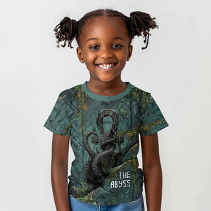 Nun and Naunet Egyptian Kid T shirt Serpent Abyss Design Primordial Gods of Ancient Waters