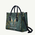 Nun and Naunet Egyptian Leather Bag Serpent Abyss Design Primordial Gods of Ancient Waters