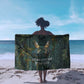 Nun and Naunet Egyptian Sarong Serpent Abyss Design Primordial Gods of Ancient Waters