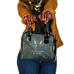 Nun and Naunet Egyptian Shoulder Handbag Serpent Abyss Design Primordial Gods of Ancient Waters