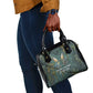 Nun and Naunet Egyptian Shoulder Handbag Serpent Abyss Design Primordial Gods of Ancient Waters