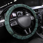 Nun and Naunet Egyptian Steering Wheel Cover Serpent Abyss Design Primordial Gods of Ancient Waters
