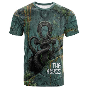 Nun and Naunet Egyptian T shirt Serpent Abyss Design Primordial Gods of Ancient Waters