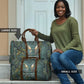 Nun and Naunet Egyptian Travel Bag Serpent Abyss Design Primordial Gods of Ancient Waters