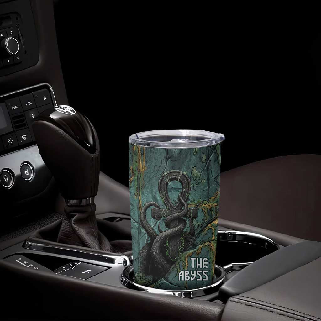 Nun and Naunet Egyptian Tumbler Cup Serpent Abyss Design Primordial Gods of Ancient Waters