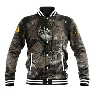 Tatenen Baseball Jacket Rising Hand Design Egyptian God of Creation and Earth Emergence