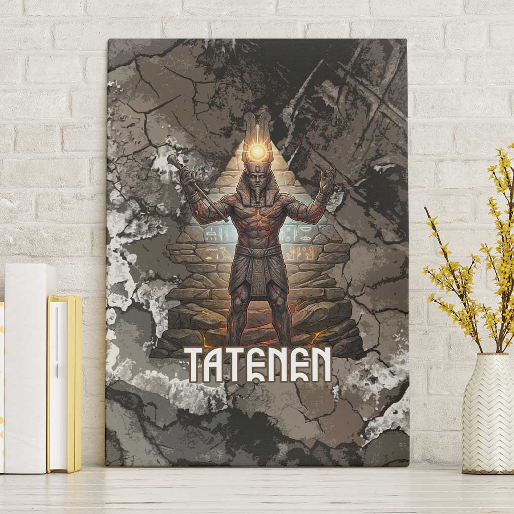 Tatenen Canvas Wall Art Rising Hand Design Egyptian God of Creation and Earth Emergence