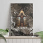 Tatenen Canvas Wall Art Rising Hand Design Egyptian God of Creation and Earth Emergence