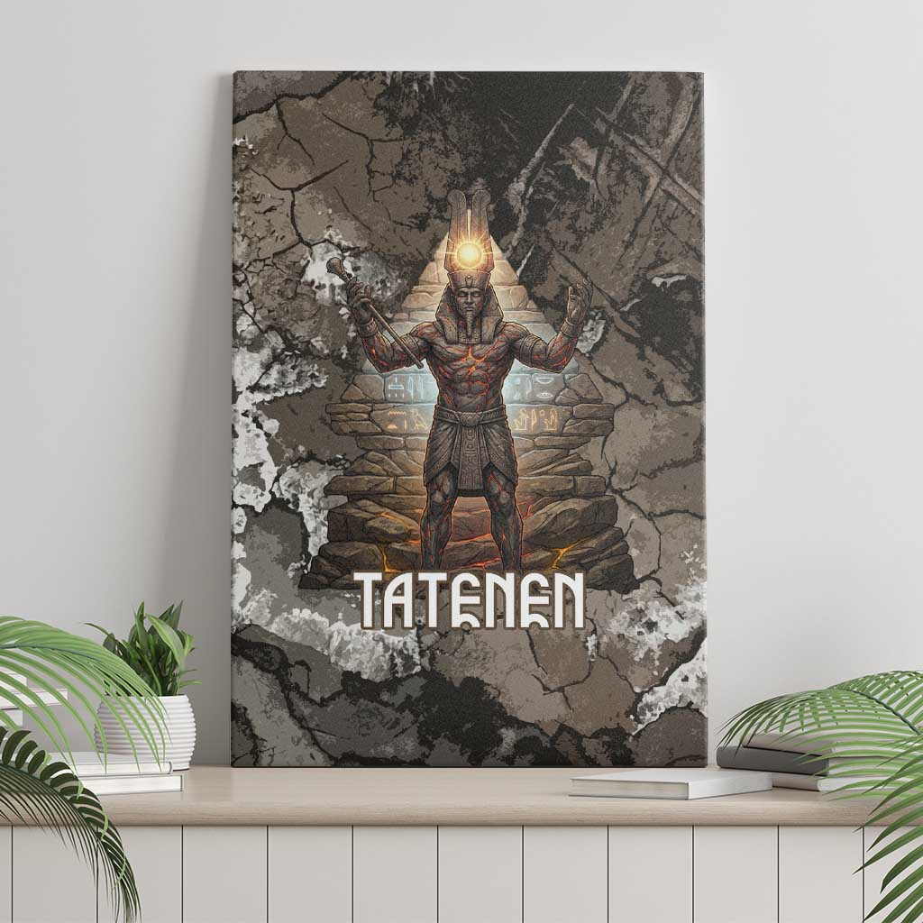 Tatenen Canvas Wall Art Rising Hand Design Egyptian God of Creation and Earth Emergence