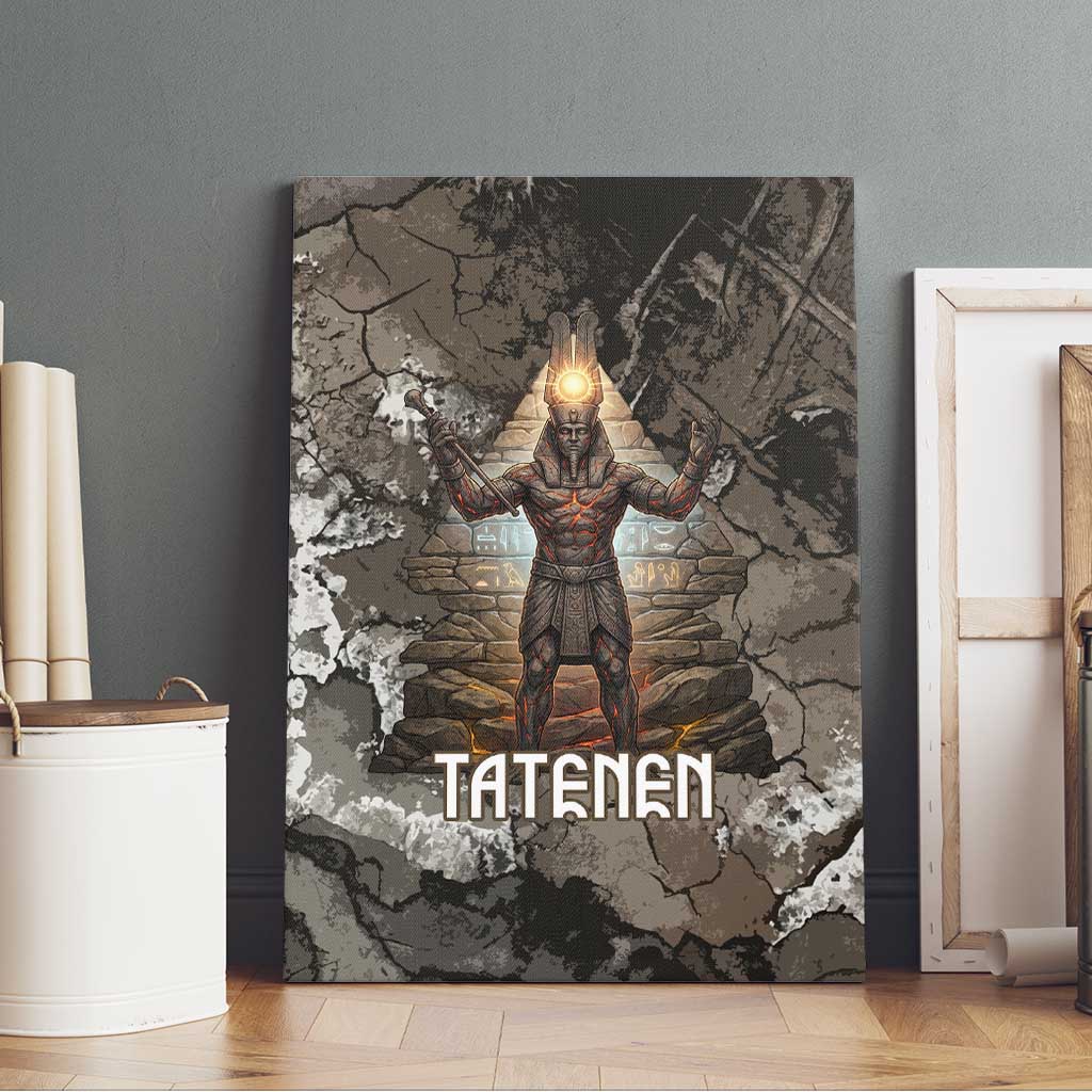 Tatenen Canvas Wall Art Rising Hand Design Egyptian God of Creation and Earth Emergence