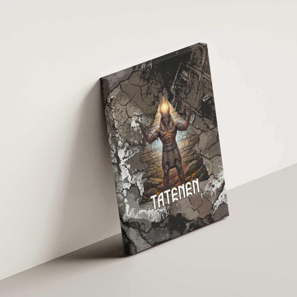 Tatenen Canvas Wall Art Rising Hand Design Egyptian God of Creation and Earth Emergence