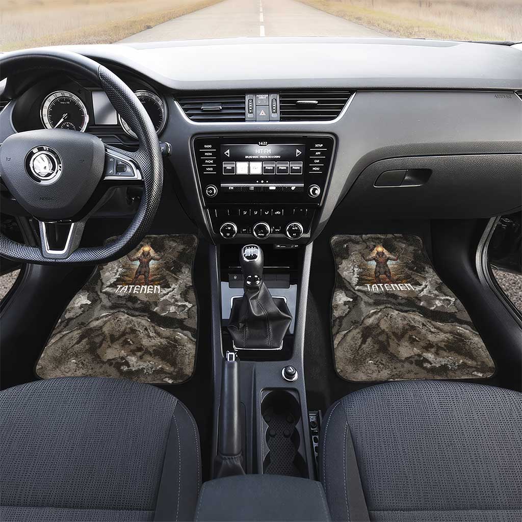 Tatenen Car Mats Rising Hand Design Egyptian God of Creation and Earth Emergence