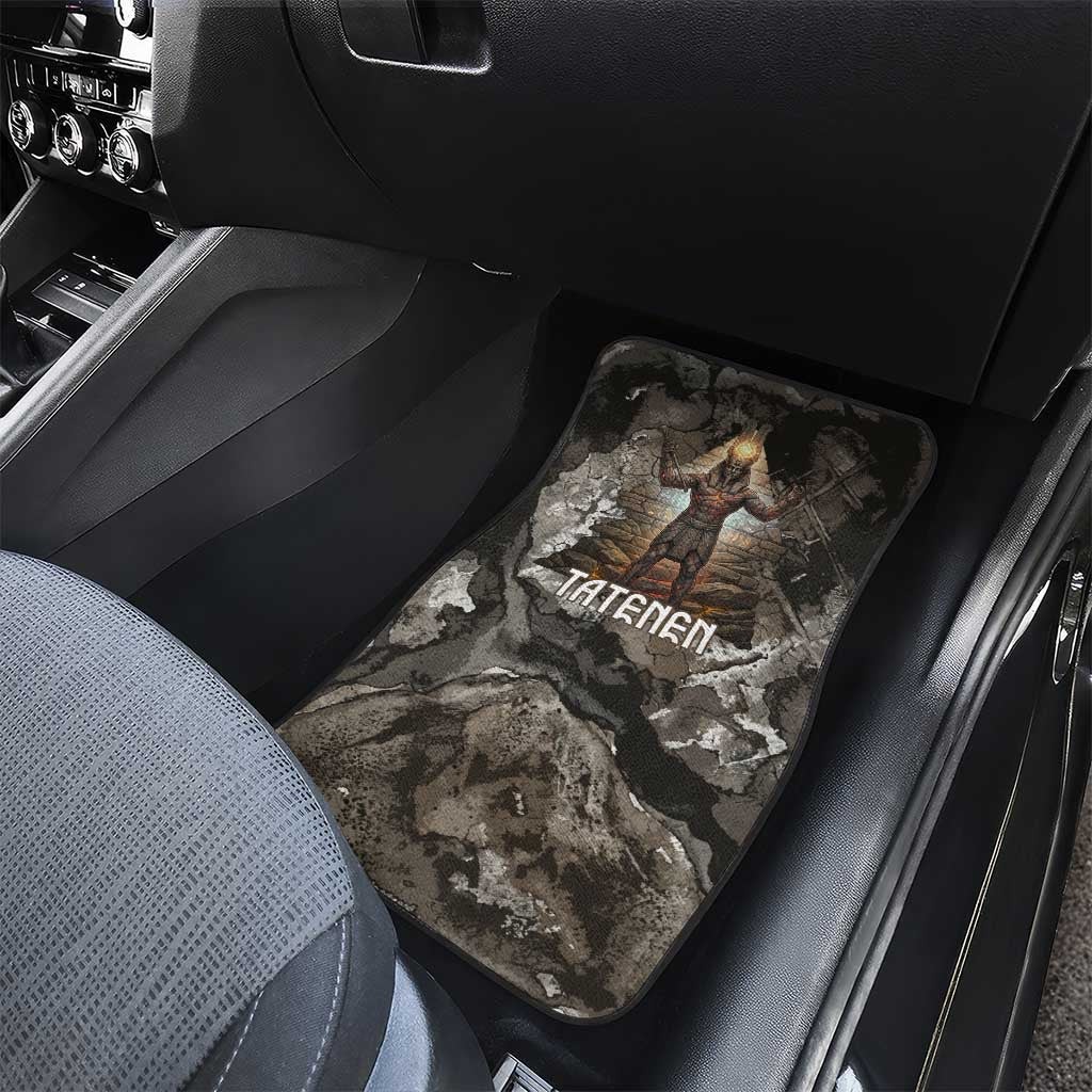 Tatenen Car Mats Rising Hand Design Egyptian God of Creation and Earth Emergence