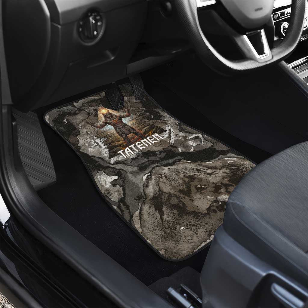 Tatenen Car Mats Rising Hand Design Egyptian God of Creation and Earth Emergence