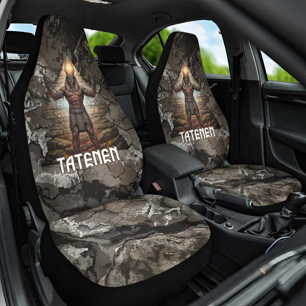 Tatenen Car Seat Cover Rising Hand Design Egyptian God of Creation and Earth Emergence