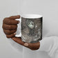 Tatenen Ceramic Mug Rising Hand Design Egyptian God of Creation and Earth Emergence
