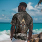 Tatenen Hawaiian Shirt Rising Hand Design Egyptian God of Creation and Earth Emergence