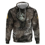 Tatenen Hoodie Rising Hand Design Egyptian God of Creation and Earth Emergence