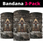 Tatenen Neck Gaiter Rising Hand Design Egyptian God of Creation and Earth Emergence