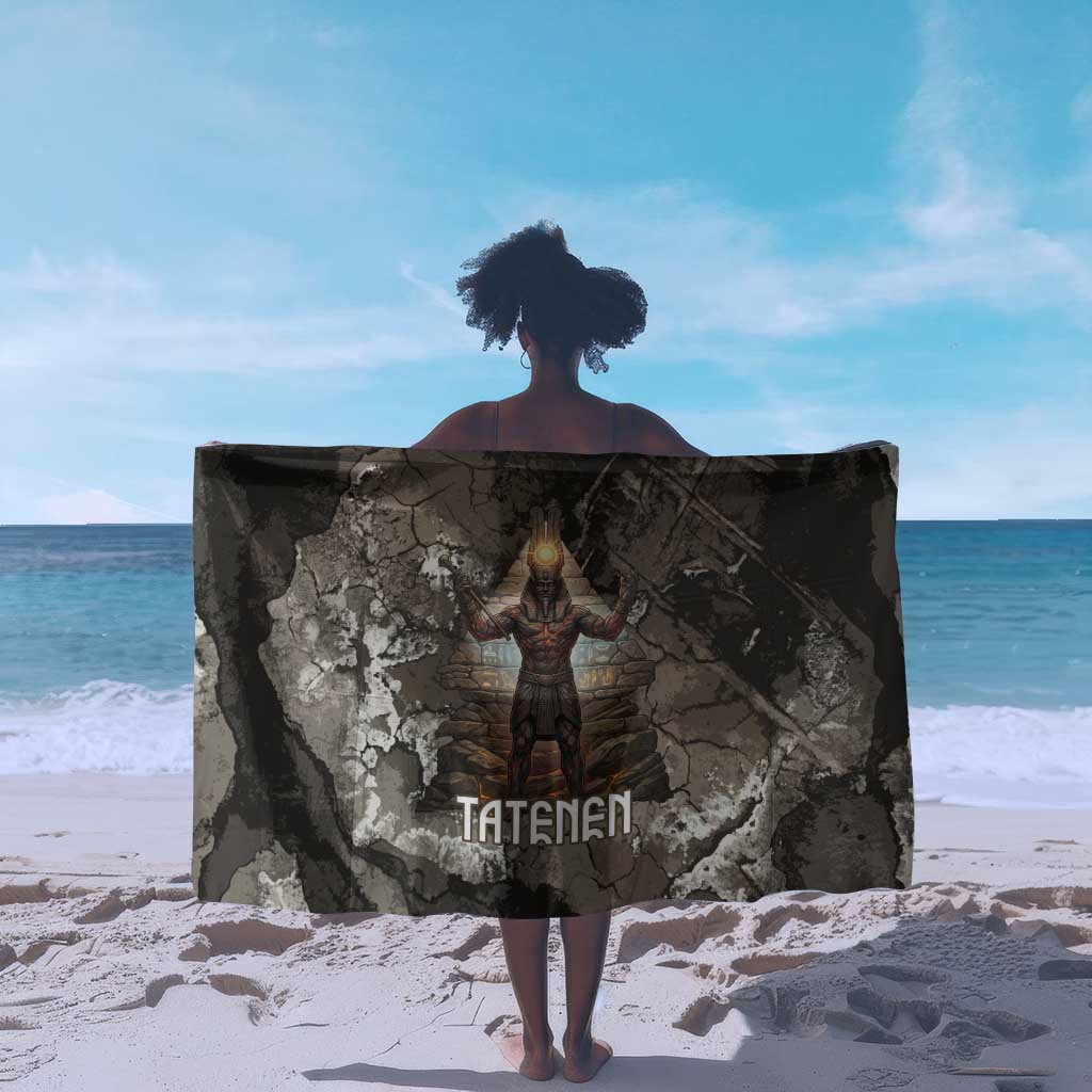 Tatenen Sarong Rising Hand Design Egyptian God of Creation and Earth Emergence