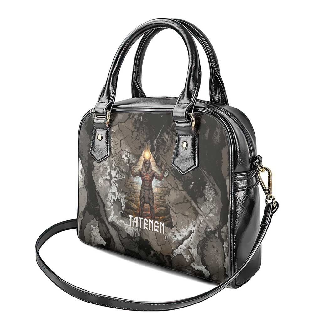 Tatenen Shoulder Handbag Rising Hand Design Egyptian God of Creation and Earth Emergence