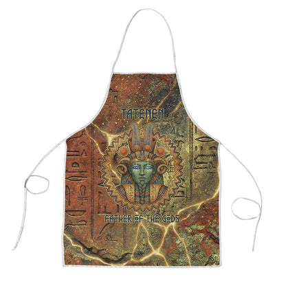 Tatenen Ancient Egyptian Apron Father of the Gods Design with Minerals