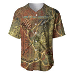 Tatenen Ancient Egyptian Baseball Jersey Father of the Gods Design with Minerals