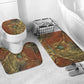 Tatenen Ancient Egyptian Bathroom Set Father of the Gods Design with Minerals