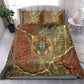 Tatenen Ancient Egyptian Bedding Set Father of the Gods Design with Minerals