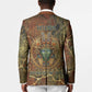 Tatenen Ancient Egyptian Blazer Father of the Gods Design with Minerals