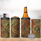 Tatenen Ancient Egyptian 4 in 1 Can Cooler Tumbler Father of the Gods Design with Minerals
