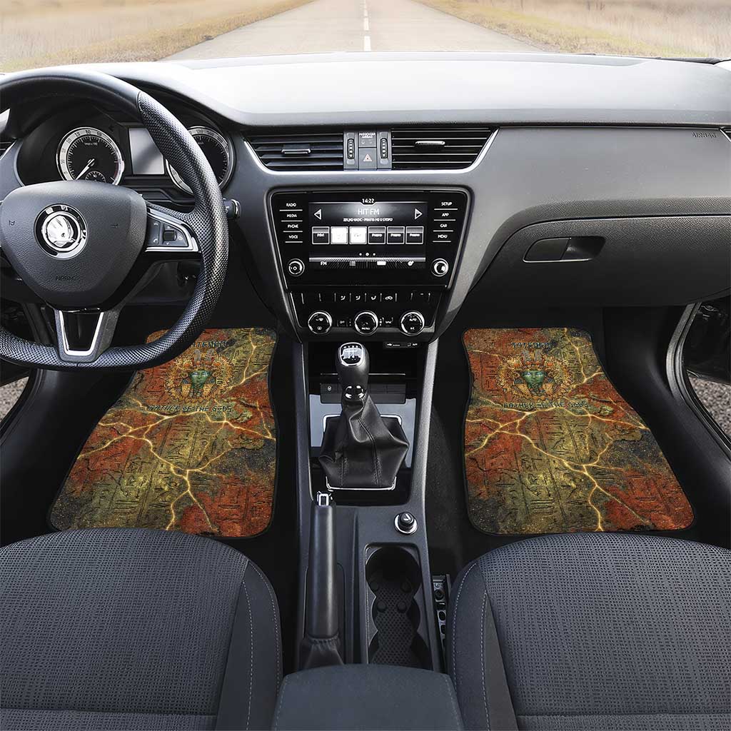 Tatenen Ancient Egyptian Car Mats Father of the Gods Design with Minerals