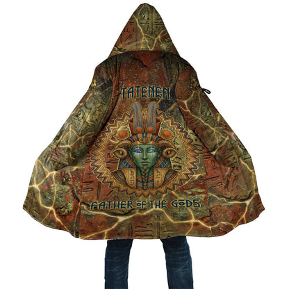 Tatenen Ancient Egyptian Cloak Father of the Gods Design with Minerals