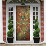 Tatenen Ancient Egyptian Door Cover Father of the Gods Design with Minerals