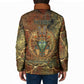 Tatenen Ancient Egyptian Padded Jacket Father of the Gods Design with Minerals