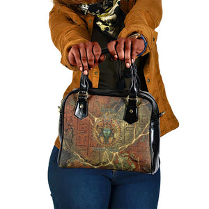 Tatenen Ancient Egyptian Shoulder Handbag Father of the Gods Design with Minerals