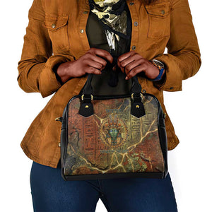 Tatenen Ancient Egyptian Shoulder Handbag Father of the Gods Design with Minerals