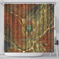 Tatenen Ancient Egyptian Shower Curtain Father of the Gods Design with Minerals