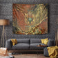 Tatenen Ancient Egyptian Tapestry Father of the Gods Design with Minerals