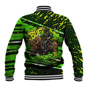 Buffalo Soldiers 10th Cavalry Regiment Baseball Jacket Graffiti Urban Streetwear Style Graphic Art