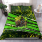 Buffalo Soldiers 10th Cavalry Regiment Bedding Set Graffiti Urban Streetwear Style Graphic Art