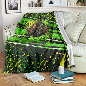 Buffalo Soldiers 10th Cavalry Regiment Blanket Graffiti Urban Streetwear Style Graphic Art