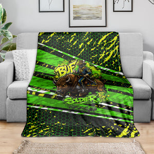 Buffalo Soldiers 10th Cavalry Regiment Blanket Graffiti Urban Streetwear Style Graphic Art