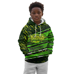 Buffalo Soldiers 10th Cavalry Regiment Kid Hoodie Graffiti Urban Streetwear Style Graphic Art