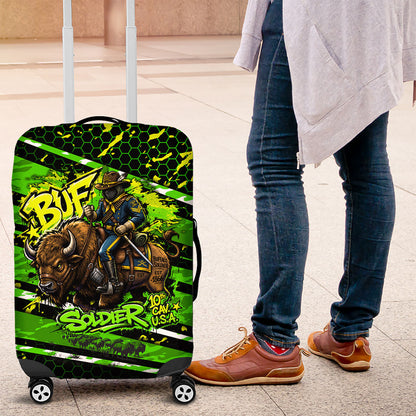 Buffalo Soldiers 10th Cavalry Regiment Luggage Cover Graffiti Urban Streetwear Style Graphic Art